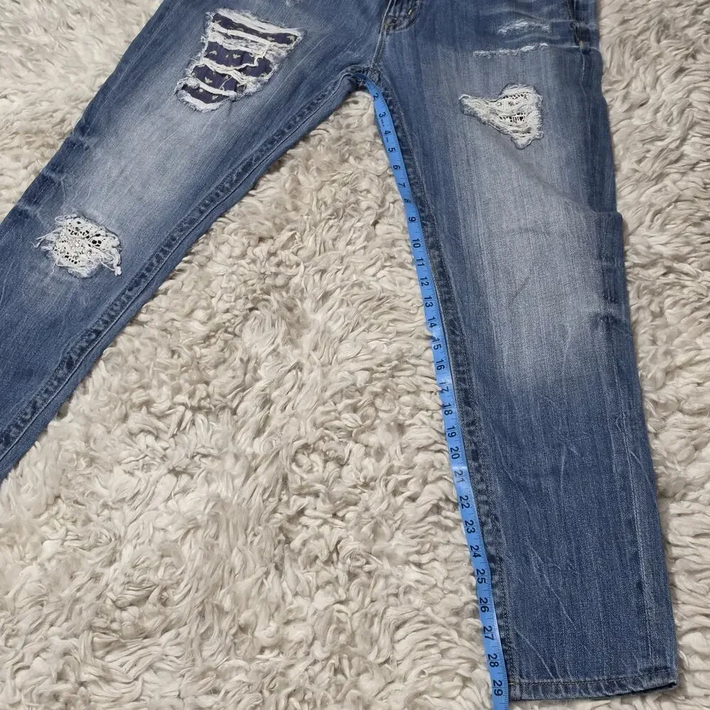 Miss Me Women's Boyfriend Ankle Jeans Size 27 Style #JB7262A